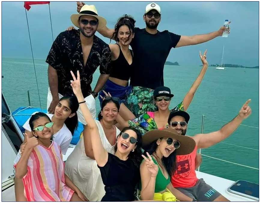 Rakul Preet Singh Bachelorette Party In Thailand