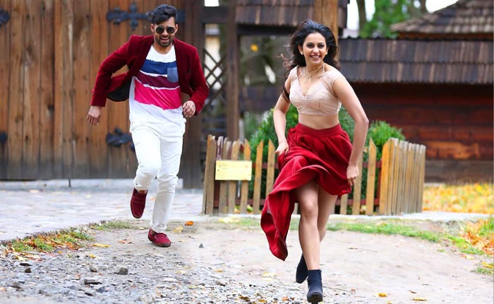 Rakul Preet Singh with Sai Dharam Tej