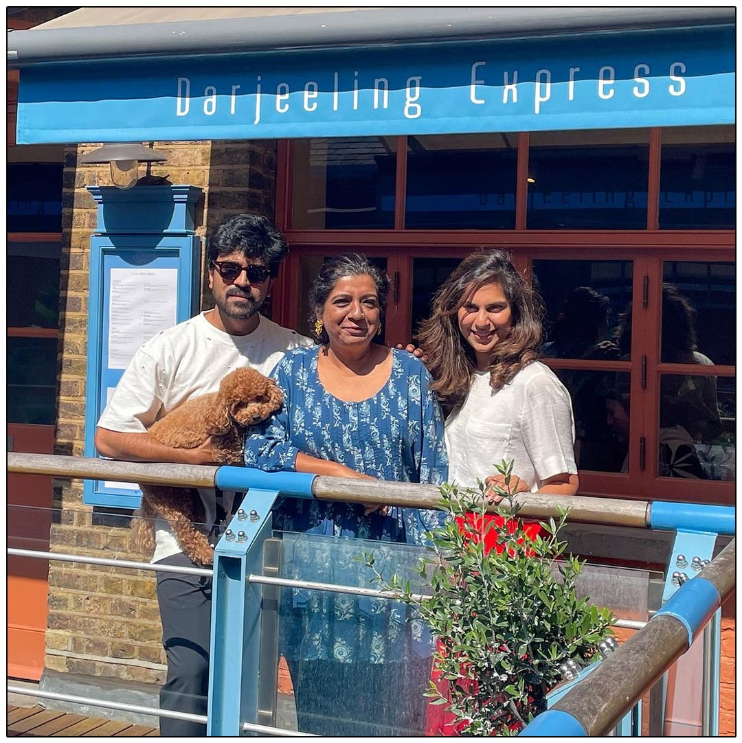 Ram Charan and Family Enjoy a Delicious London Lunch with Darjeeling Express Founder