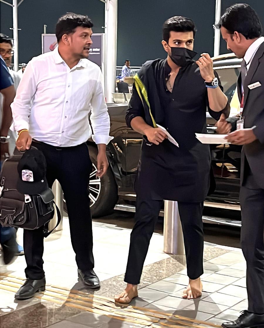 Ram Charan heads to US