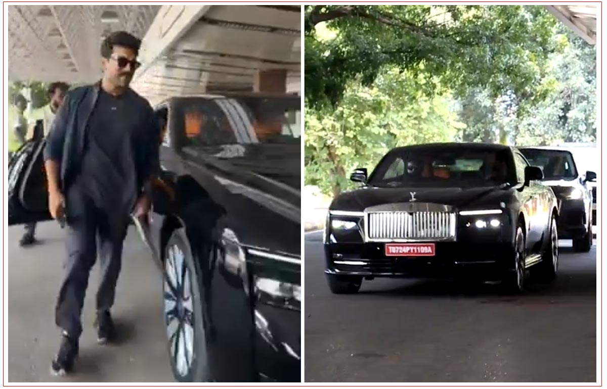 Ram Charan  Owning the First Rolls Royce Spectre in Hyderabad