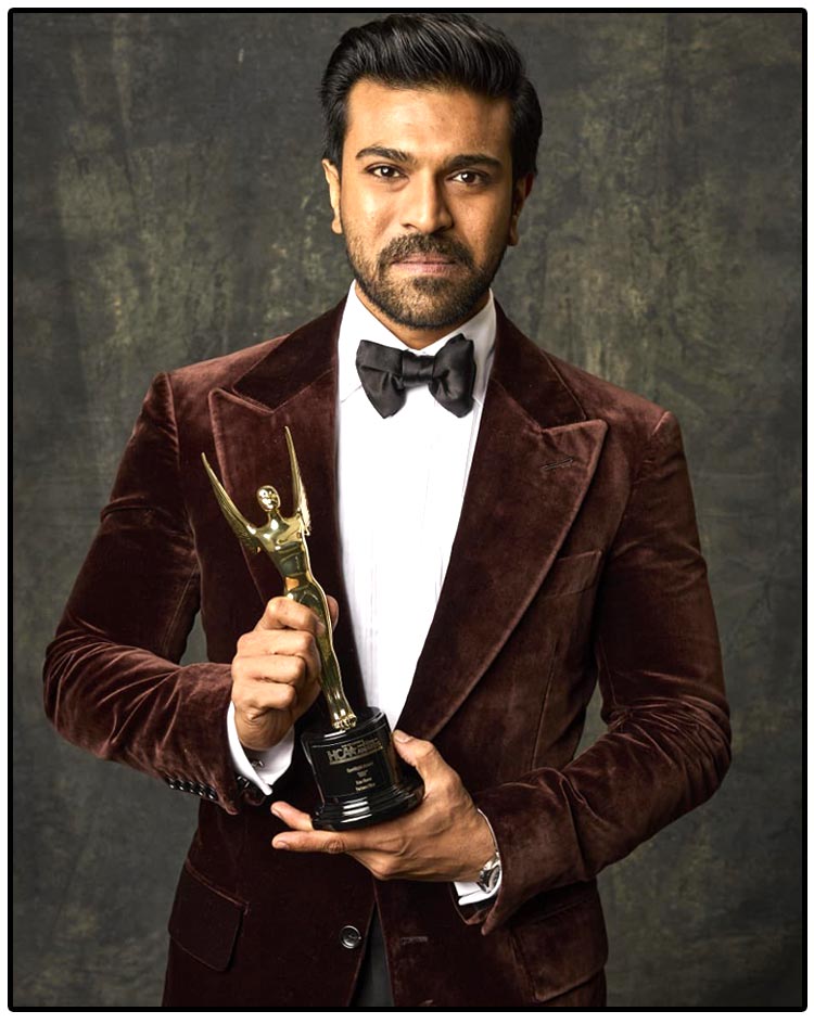 Ram Charan Recieved A Great Honour At HCA Awards