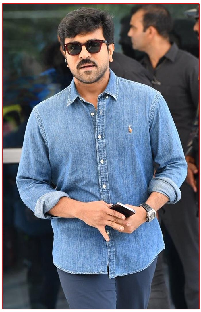  Ram Charan Takes Profit Cheque In Game Changer