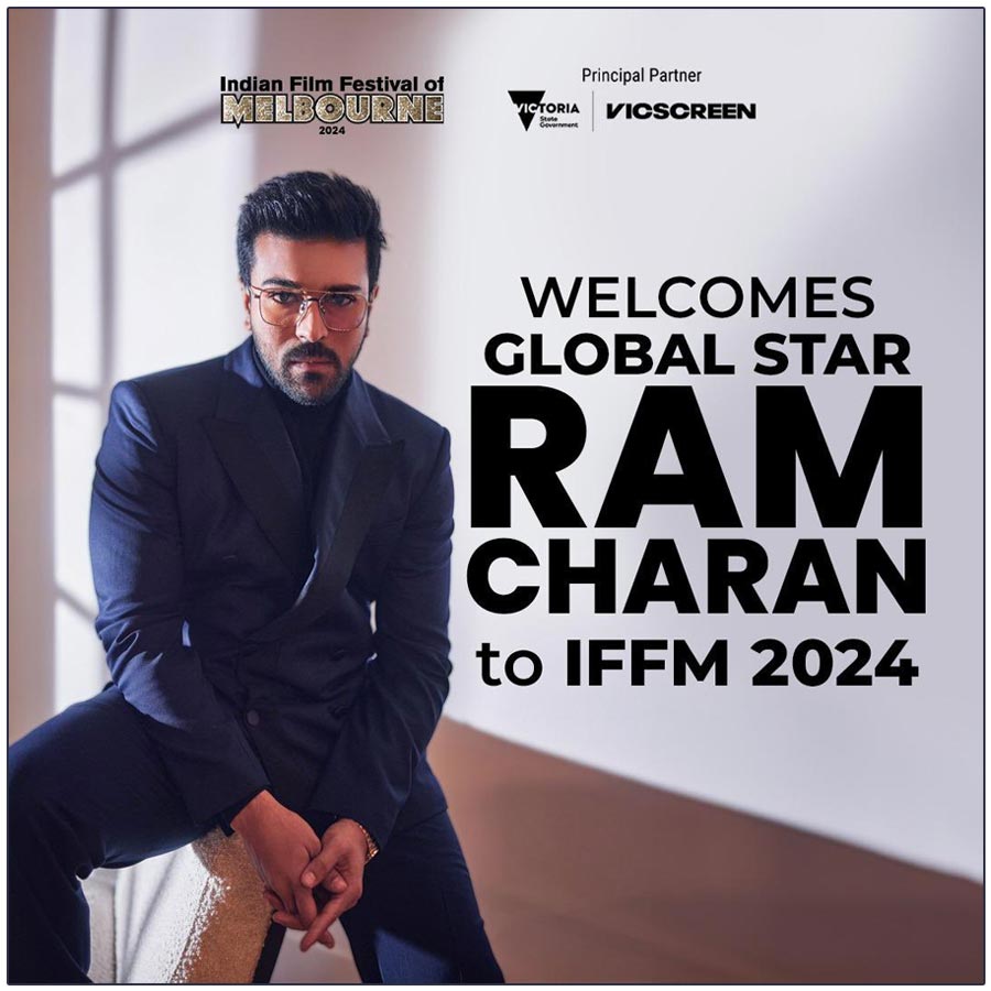 Ram Charan to attend the Indian Film Festival Of Melbourne 2024 