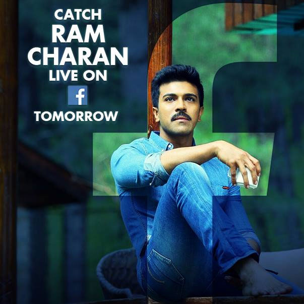 Ram Charan to Interact Fans on His FB Today