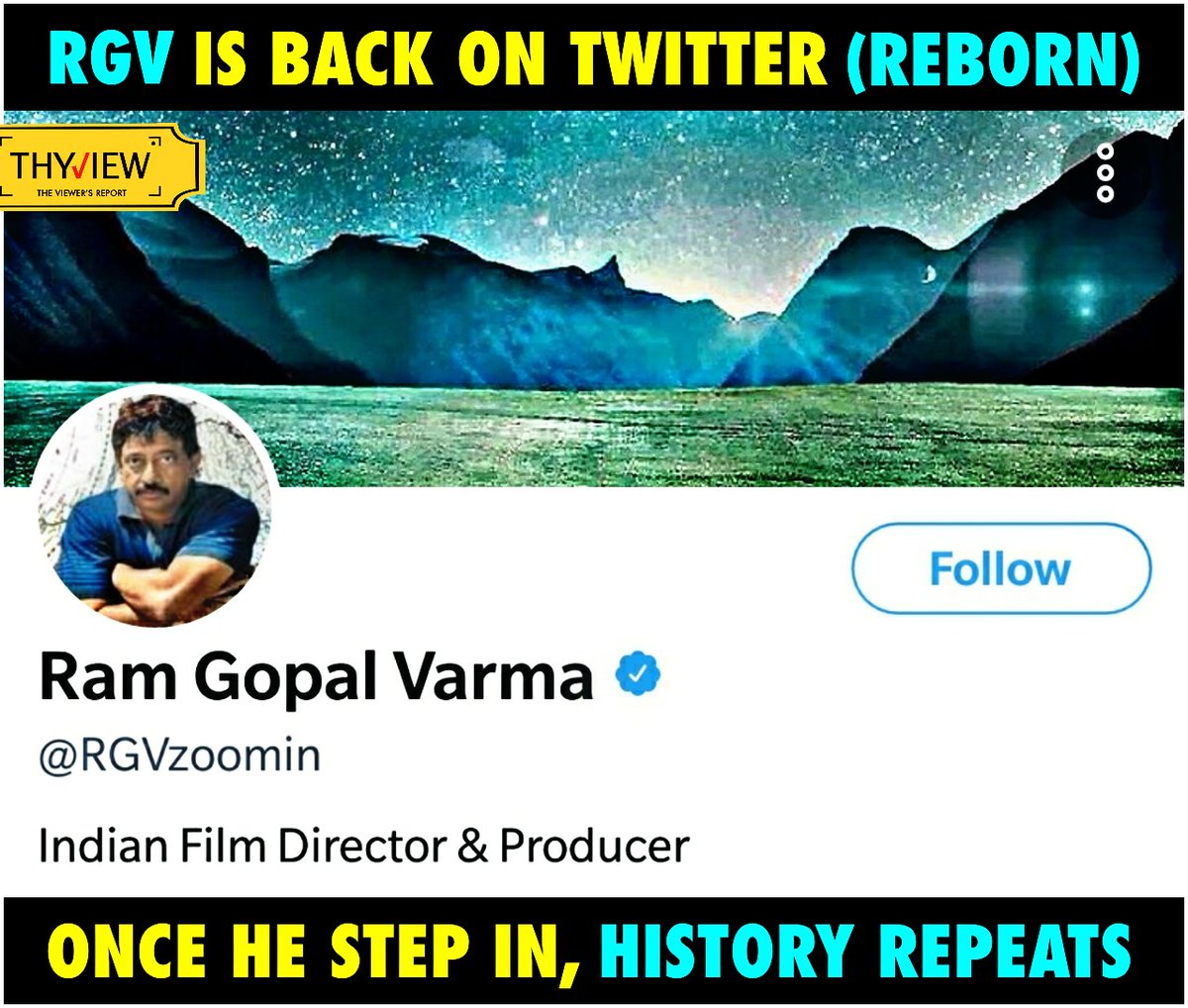 Ram Gopal Varma back on Twitter