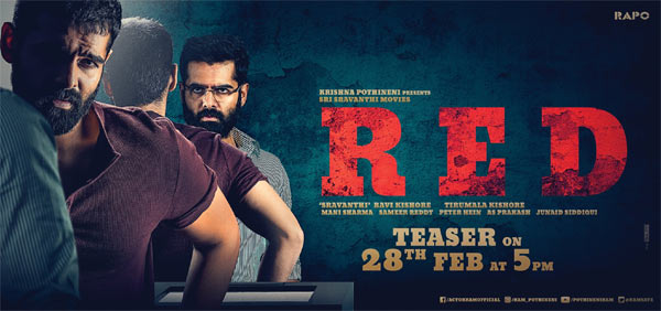 Ram Red Teaser Release Date