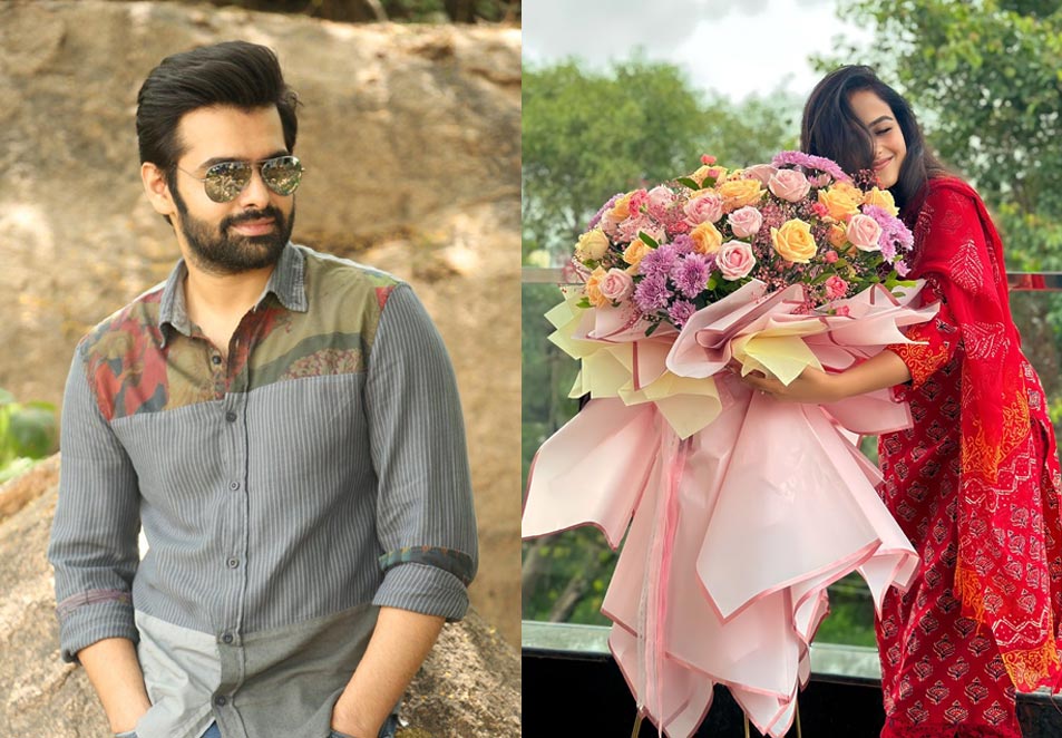 Ram Surprises Vaishnavi  by sending a flower bouquet 