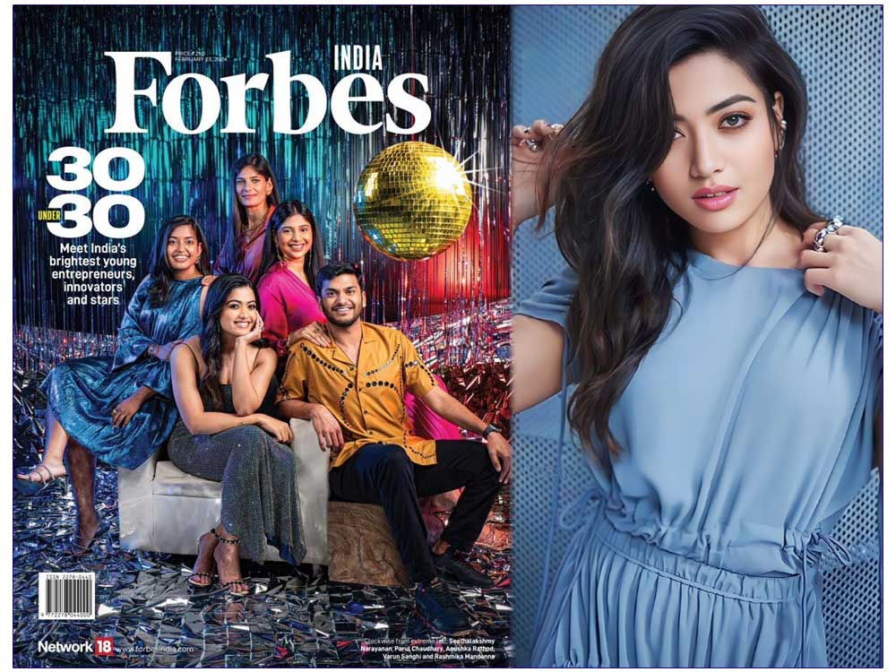 Rashmika Mandanna aces Forbes list