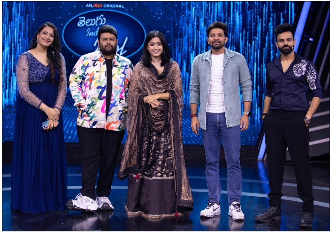 Rashmika Mandanna to appear as Special Guest Judge on aha Telugu Indian Idol 3