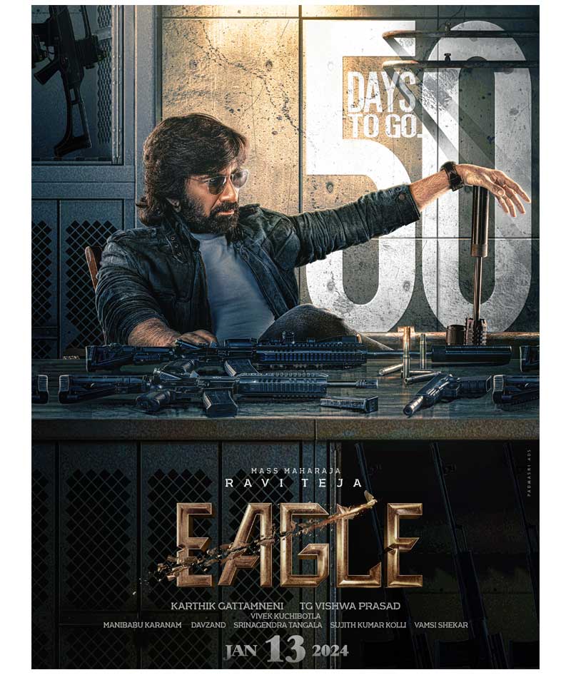 Ravi Teja Eagle is all set to release on January 13, 2024