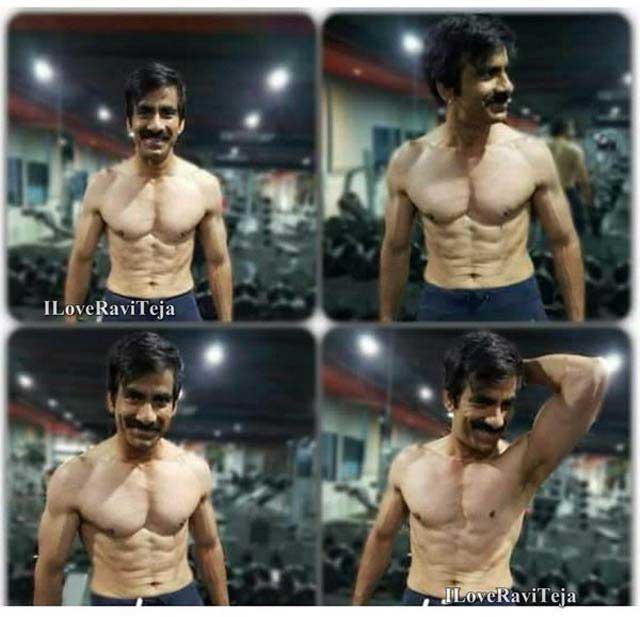 Ravi Teja in Six Pack Look