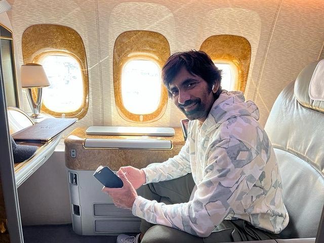  Ravi Teja Left To London For Eagle