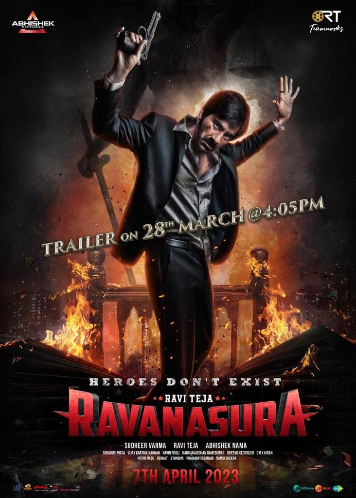 Ravi Teja Ravanasura Trailer Will Blast On This Date 