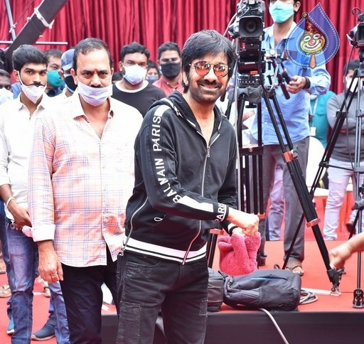 Raviteja's Ravanasura regular shoot starts