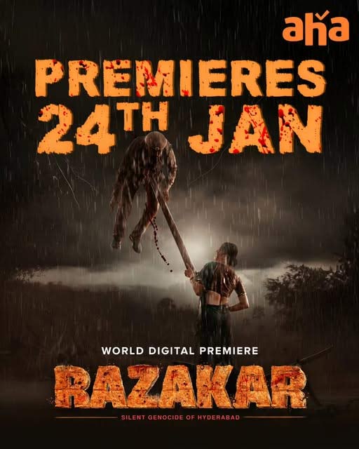 Razakar The Silent Genocide of Hyderabad to Stream on Aha from January 24 2025