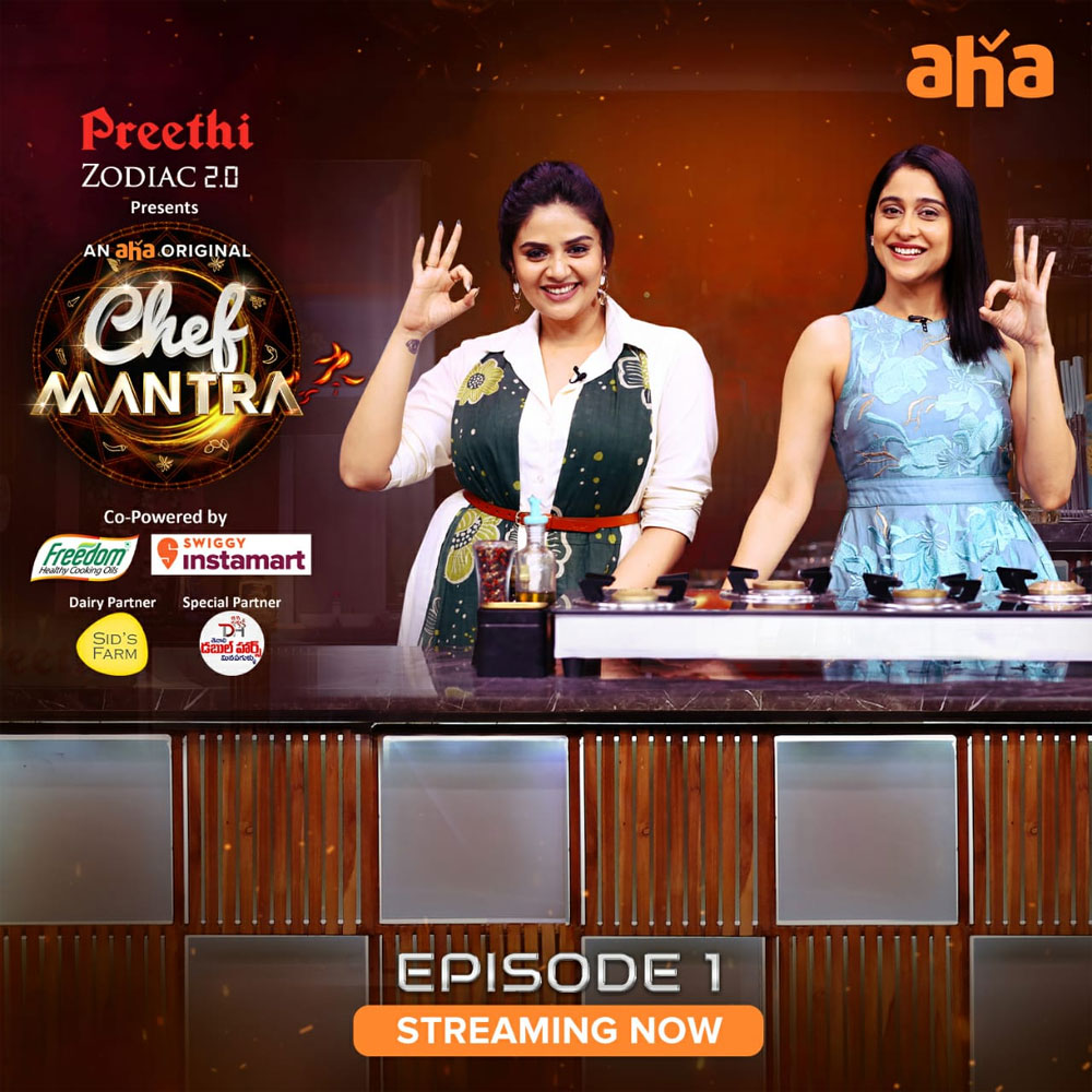 Regina Cassandra is  Chef Mantra's first guest