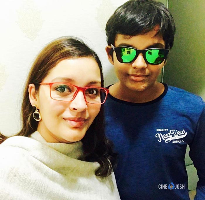 Renu Desai With Son Akira