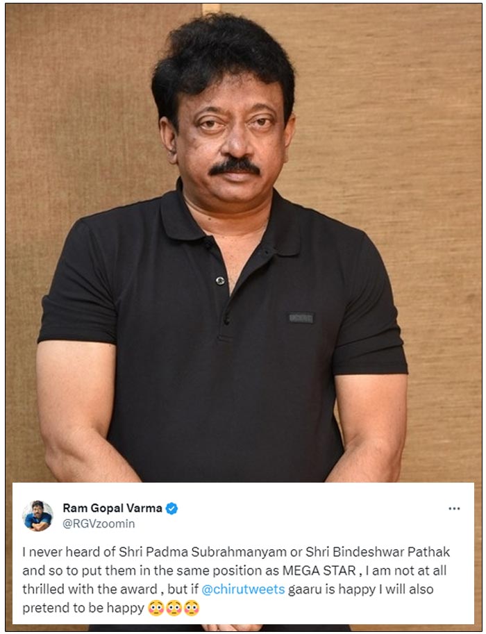 RGV Reaction On Padma Winners