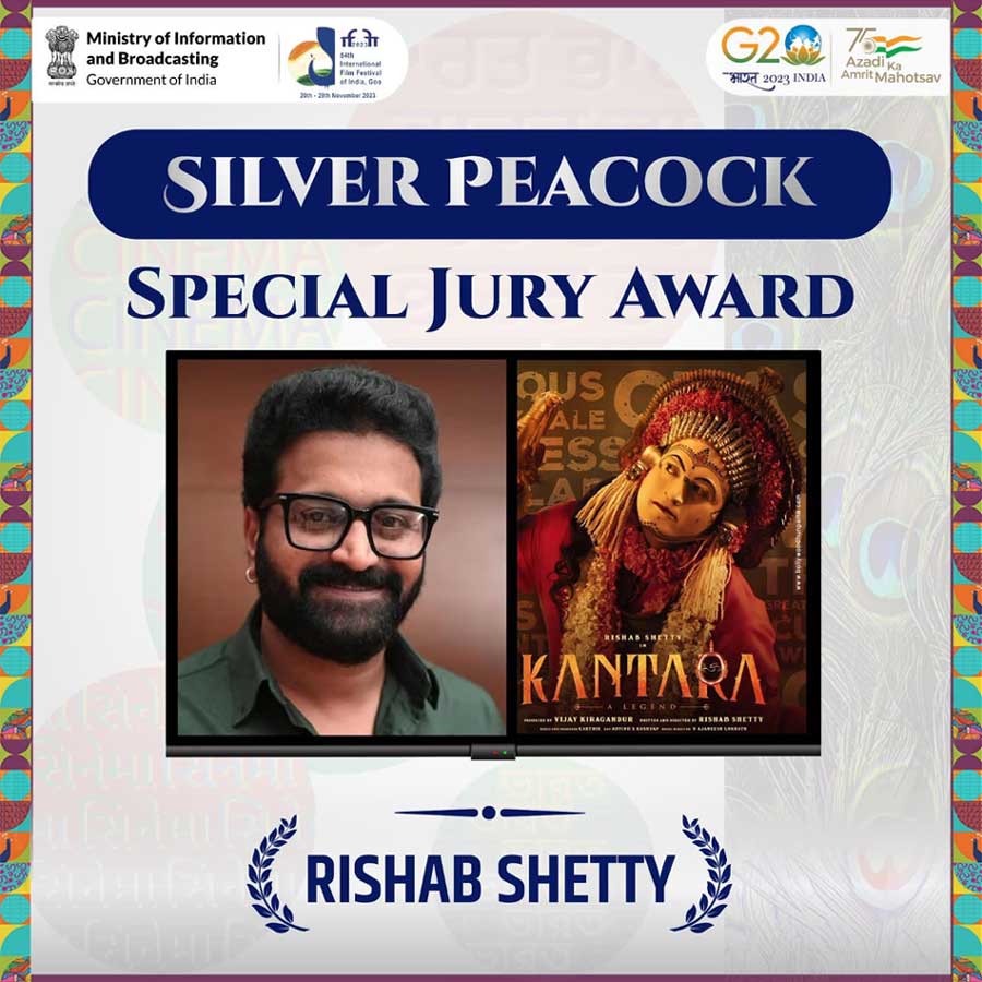 Rishab Shetty Won The Special Jury Award at IFFI