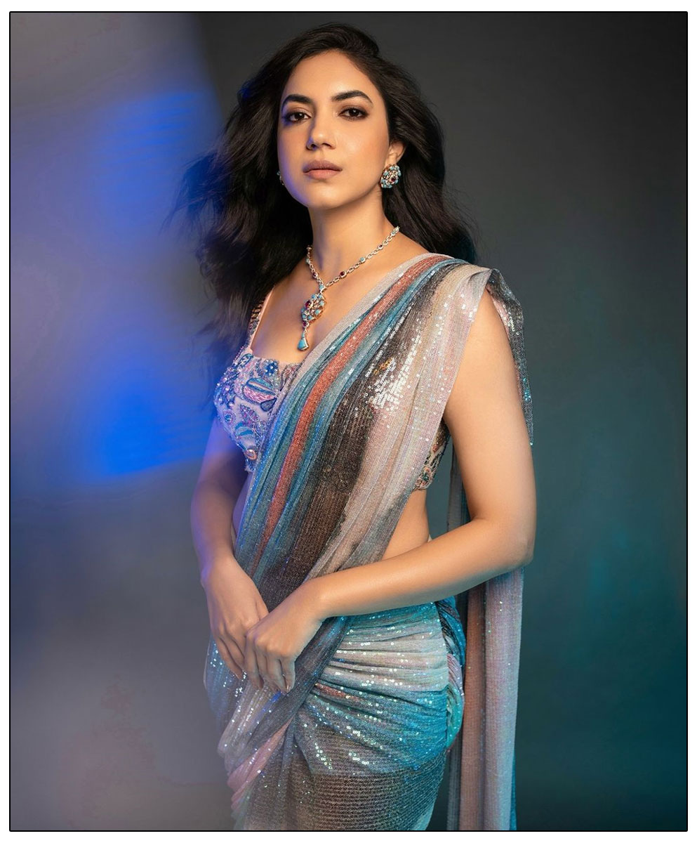 Ritu Varma showcasing a graceful and elegant saree look