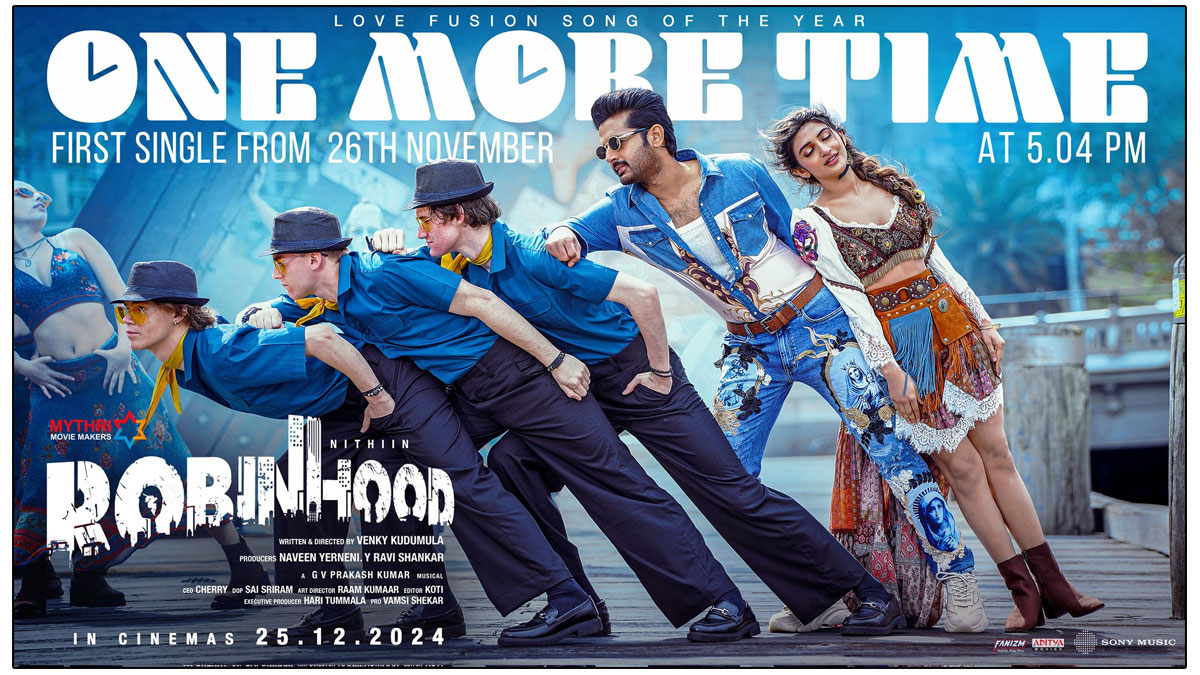 Robinhood First Single One More Time On November 26