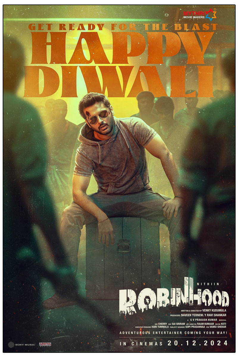 Robinhood Reconfirms Its Release On December 20 With A Brand New Diwali Poster