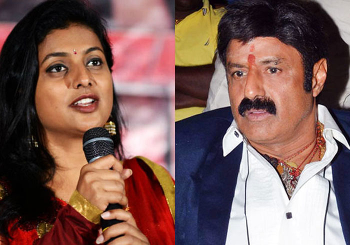 Roja's Counter to Balakrishna