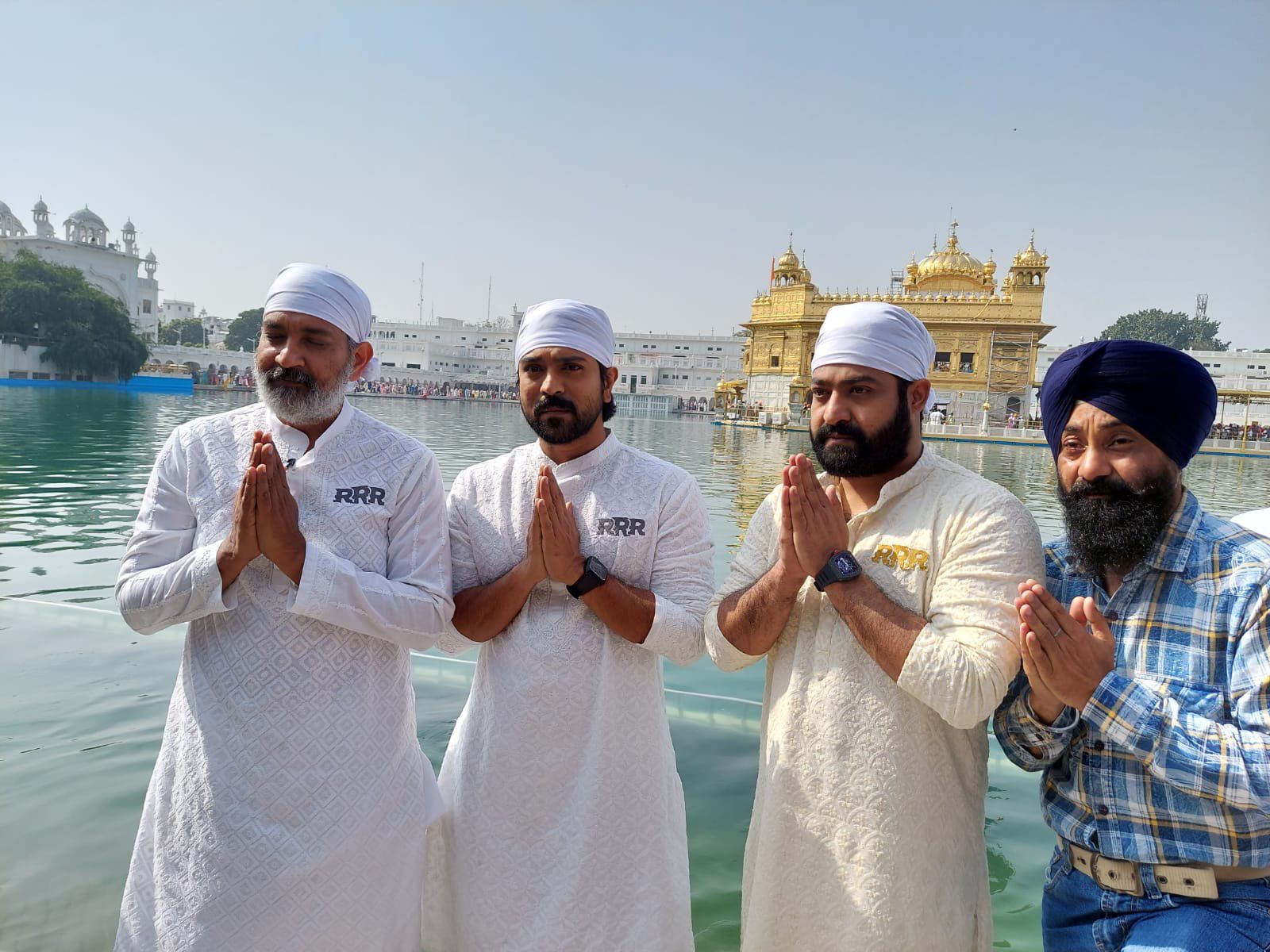 RRR team prays at Golden Temple