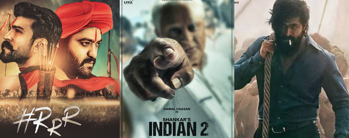 RRR Vs Indian 2 Vs KGF 2: Biggest Ever Battle?