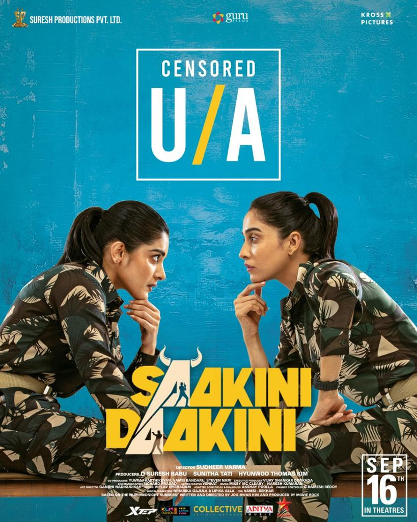 Saakini Daakini movie gets censored