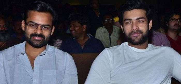 Sai Dharam Tej And Varun Tej