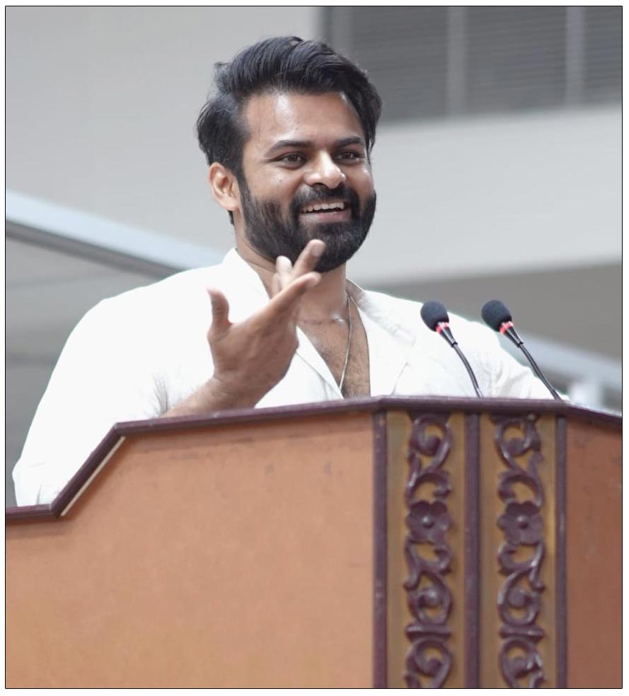 Sai Dharam Tej Creates Road Safety Awareness