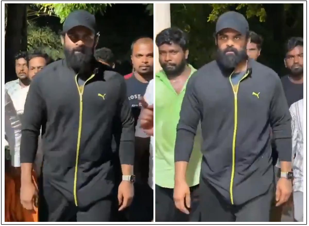 Sai Dharam Tej Walks To Tirumala After Pawan Kalyan Victory