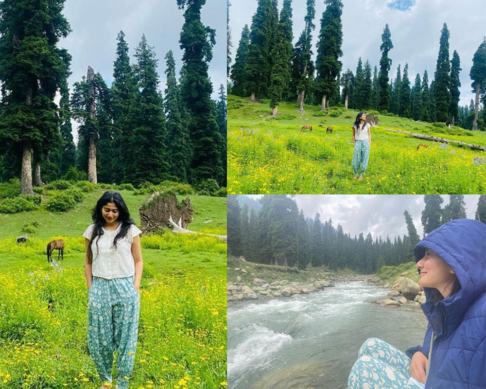 Sai Pallavi Relaxing in Kashmir