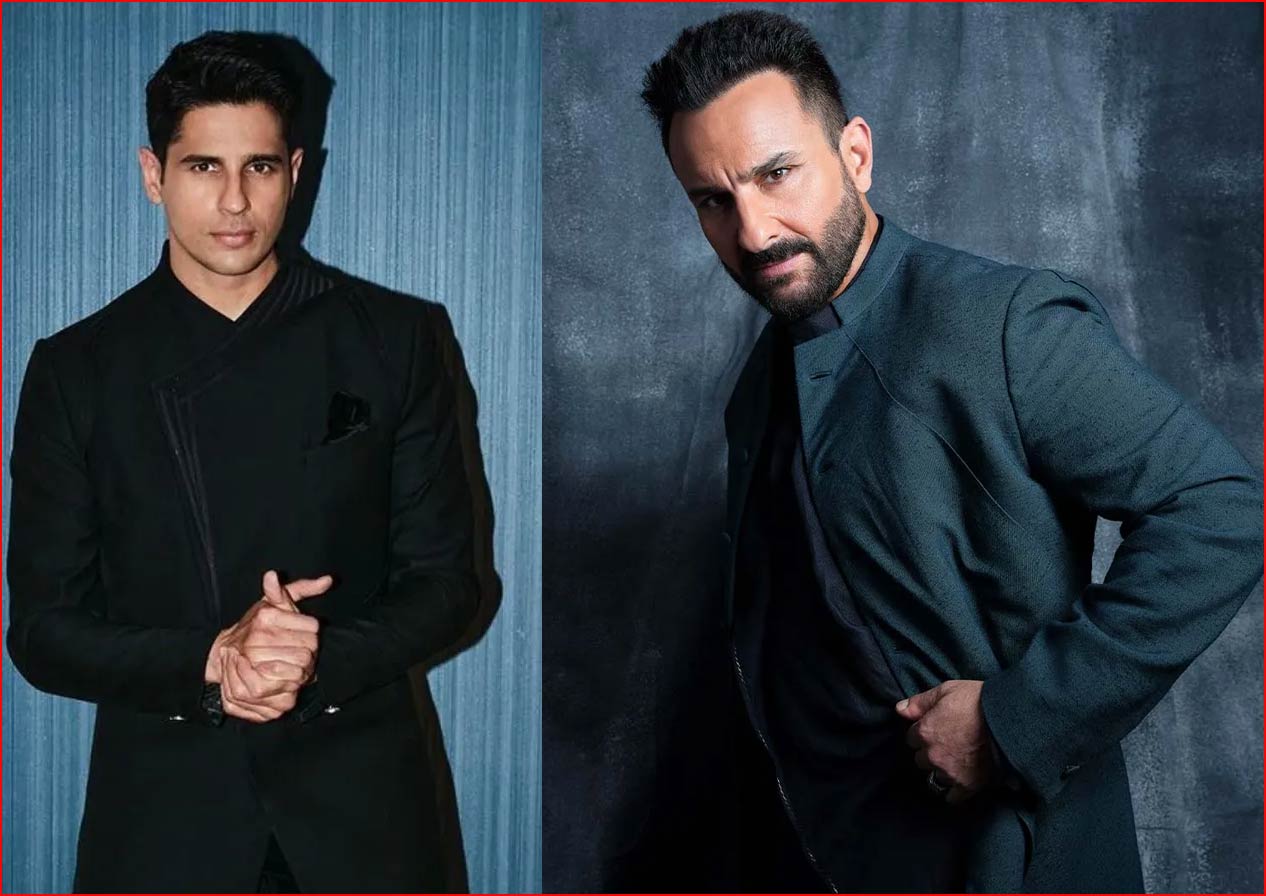 Saif Ali Khan and Sidharth Malhotra