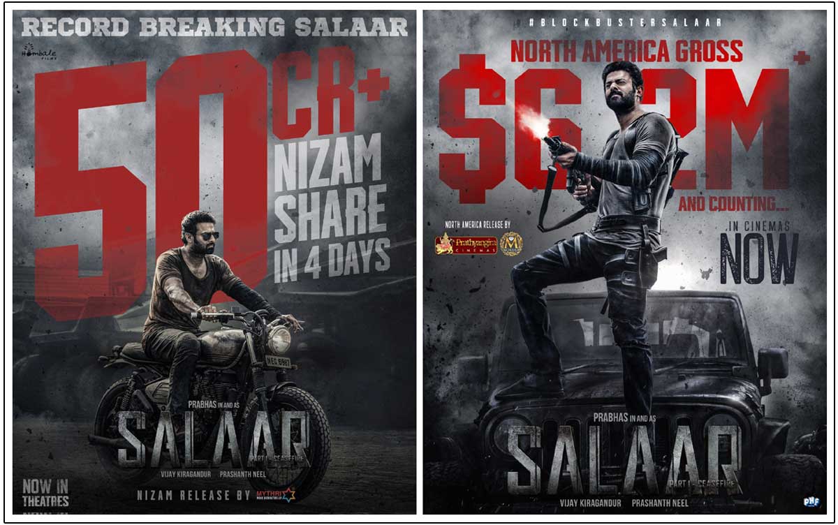 Salaar crossed the 50 crore share mark in Nizam in 4 days