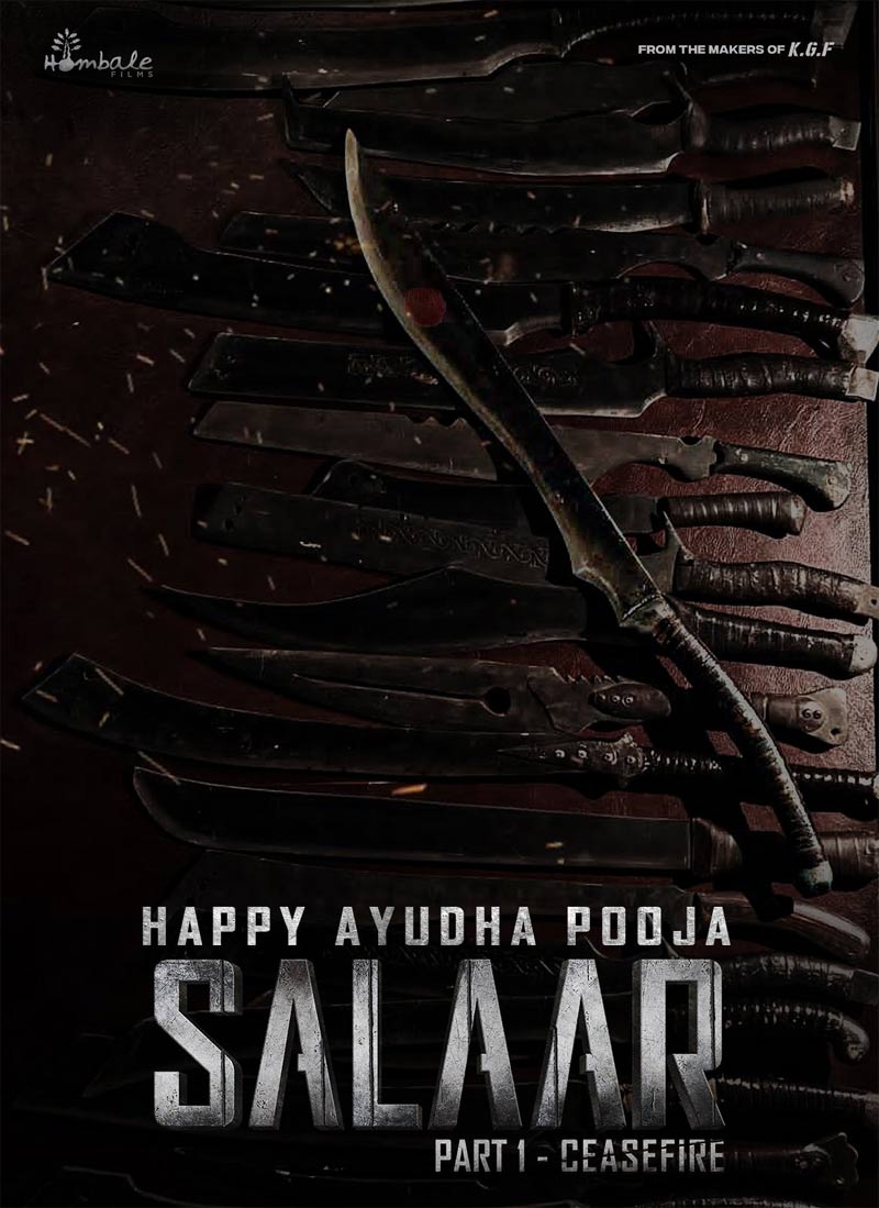 Salaar new poster increases mass hysteria