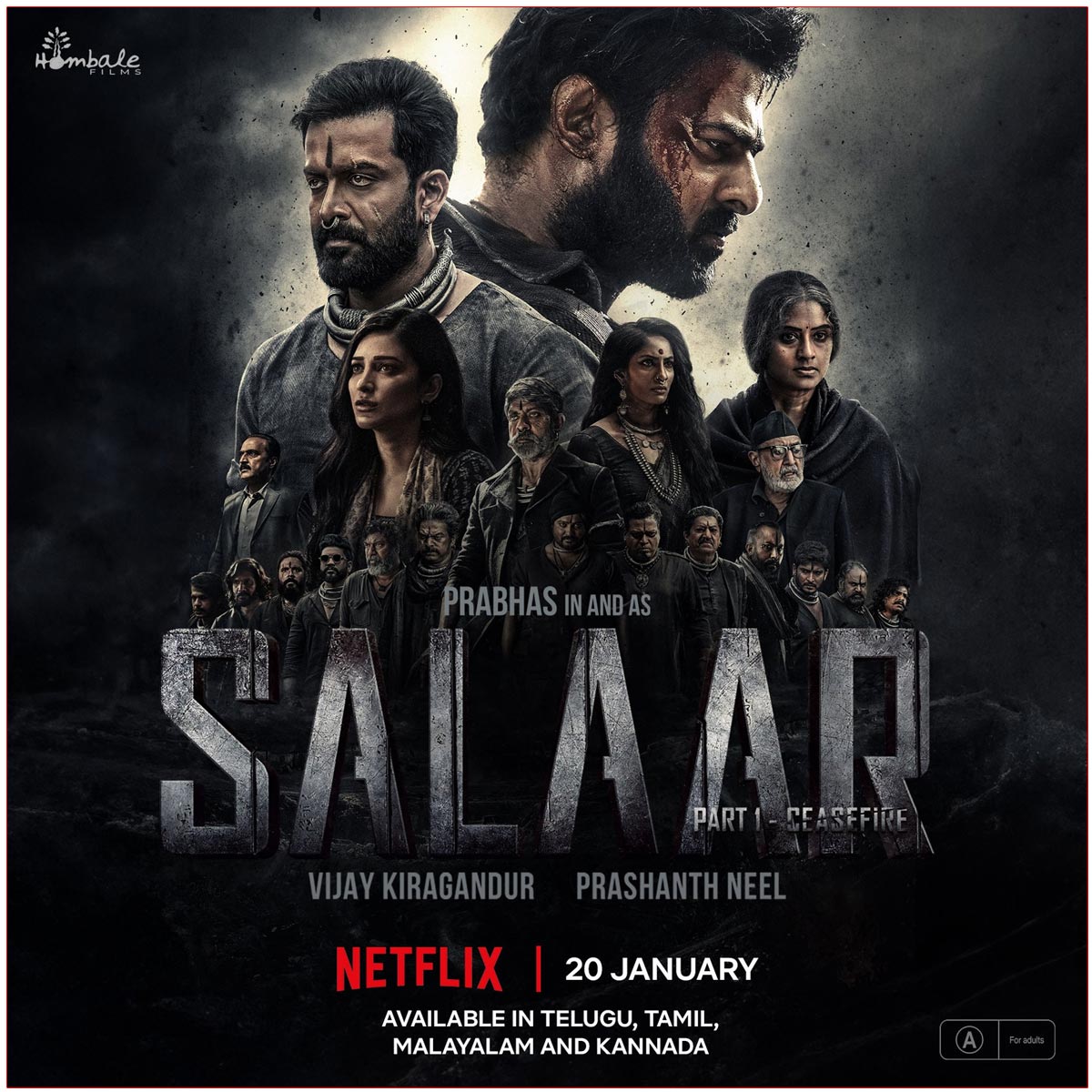  Salaar streaming On Netflix From 20th January