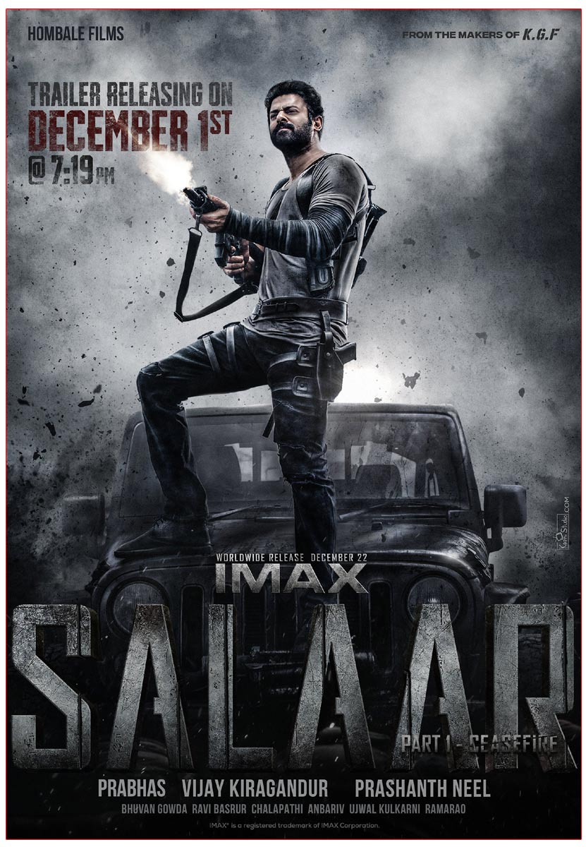  Salaar Trailer Released On Dec 1st