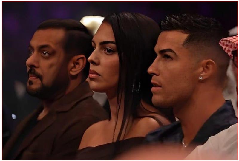 Salman Khan - Cristiano Ronaldo Enjoy Boxing Match