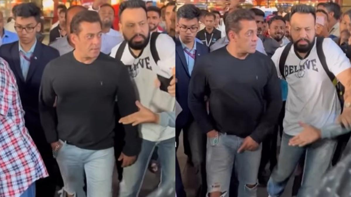 Salman Khan irritated with his fan