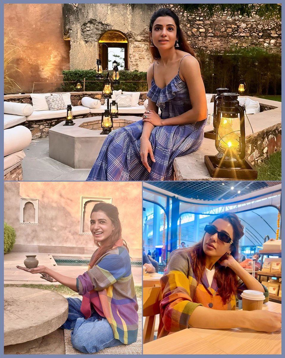 Samantha is currently indulging in a relaxing vacation in Rajasthan