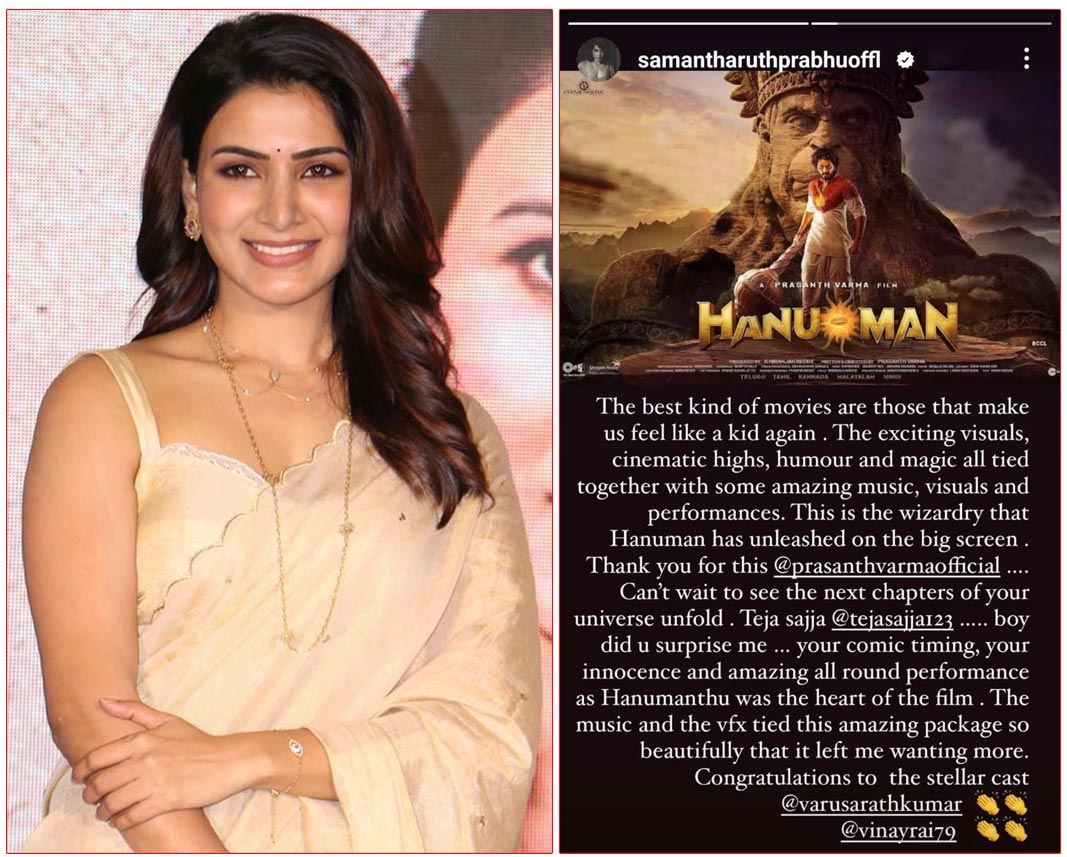  Samantha Reviews HanuMan