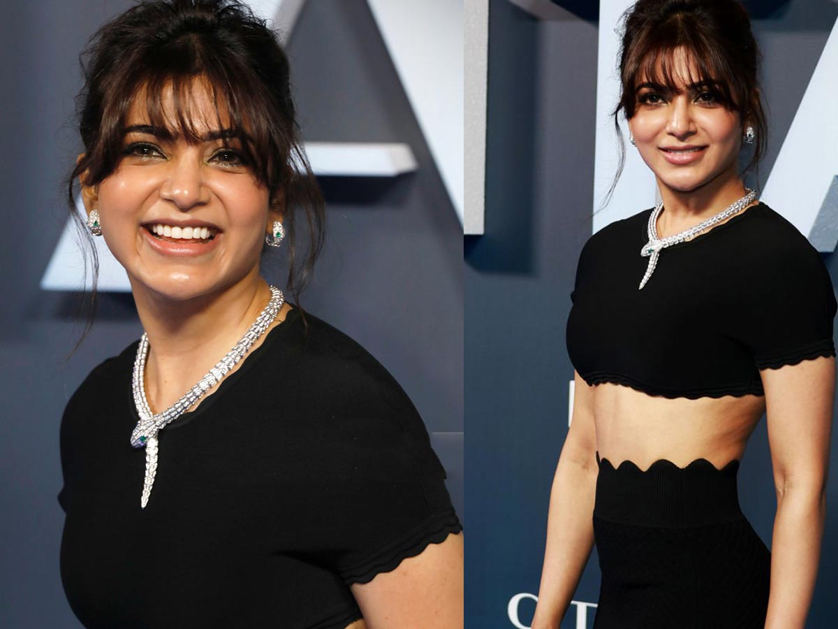 Samantha Sizzles In Black At Citadel Global Premier