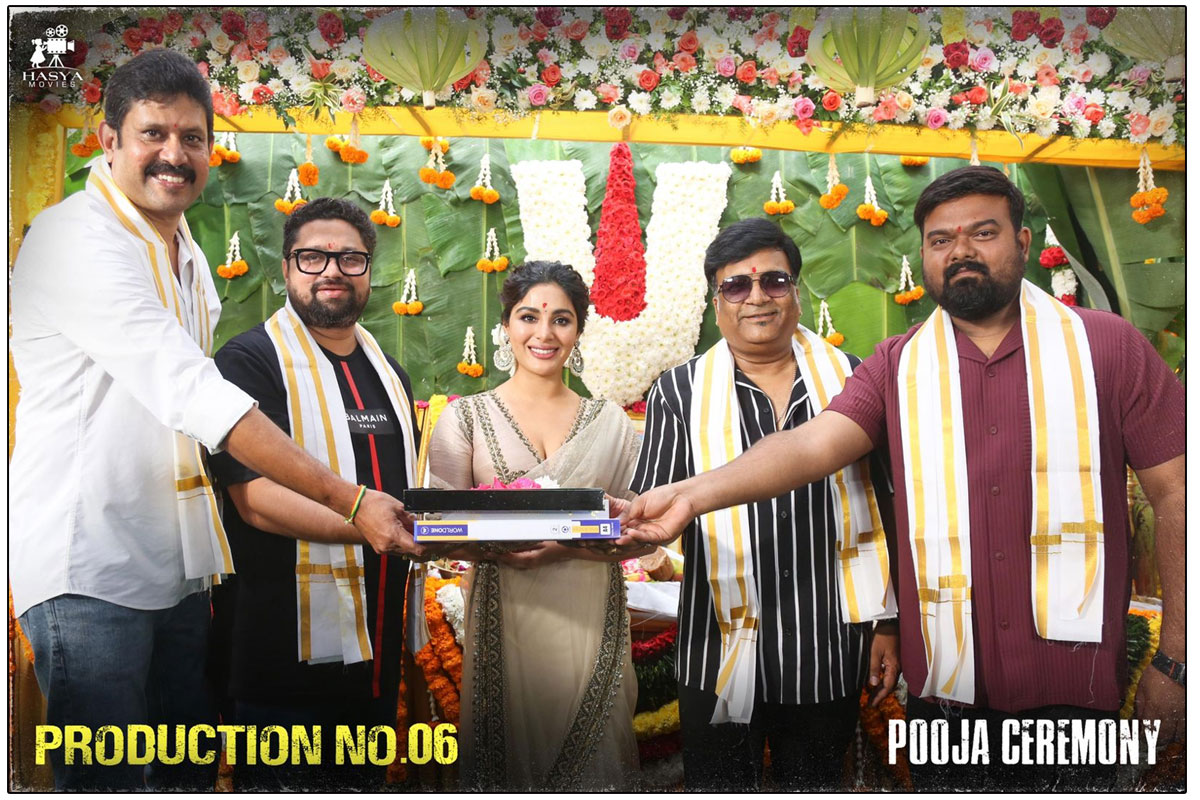 Samyuktha new film was officially launched today with a grand pooja ceremony