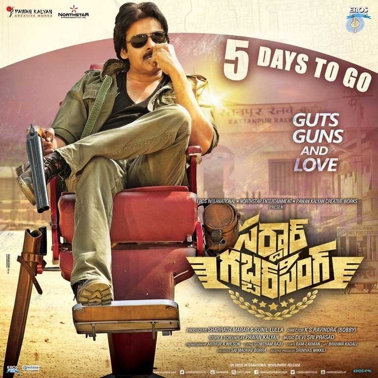 Sardaar Gabbar Singh 5 Shows Per Day in EG