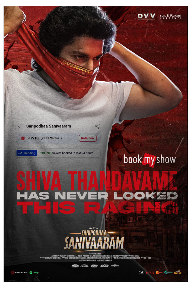 Saripodhaa Sanivaaram has emerged as the highest grosser in North America