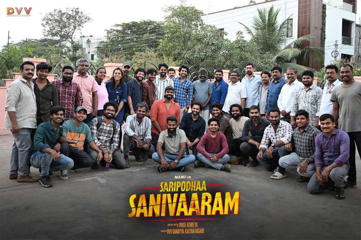 Saripodhaa Sanivaram wraps a schedule