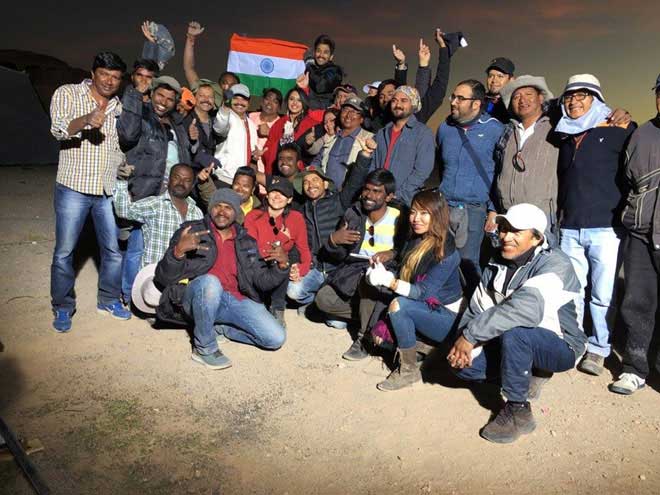 Sarrainodu Team's Group Photo in Bolivia